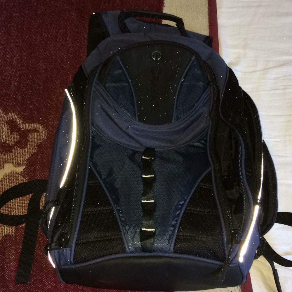 Cravath Blue Black Backpack Bookbag